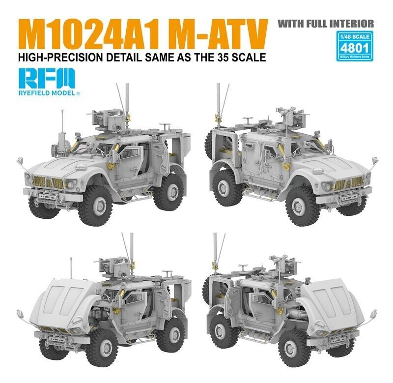 RFM M1024A1 M-ATV (mrap all terrain vehicle) 1/48